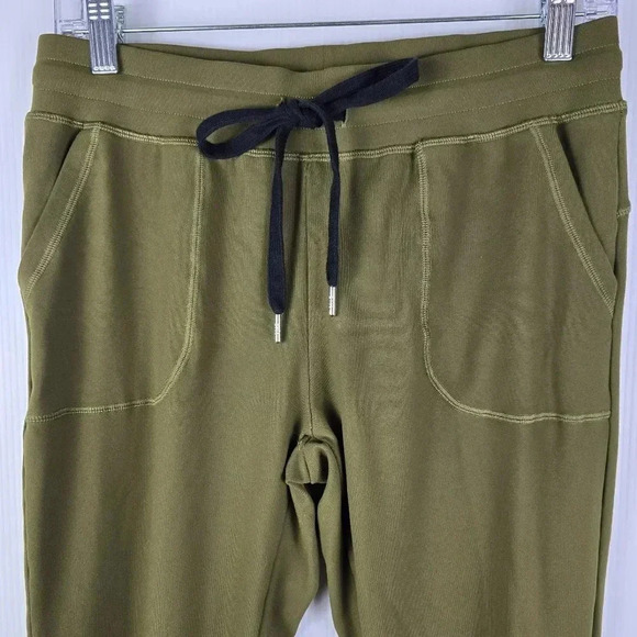 NWOT Zyia Active Olive Unwind Joggers With Ribbed Cuffs and Pockets Size S - Picture 4 of 12